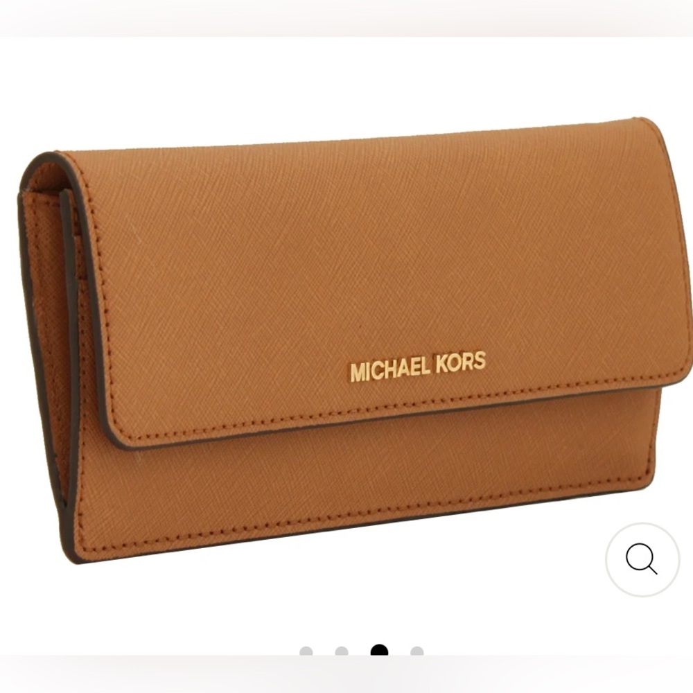 Michael Kors Jet Set Travel Slim Saffiano Leather Wallet